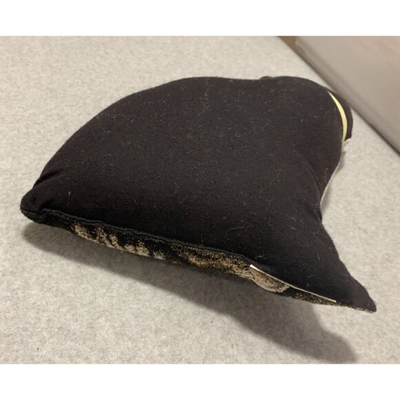 Siamese Cat Pillow Plush Stuffed Toy Throw 16 in Tall Yellow Ribbon Realistic - Picture 4 of 4